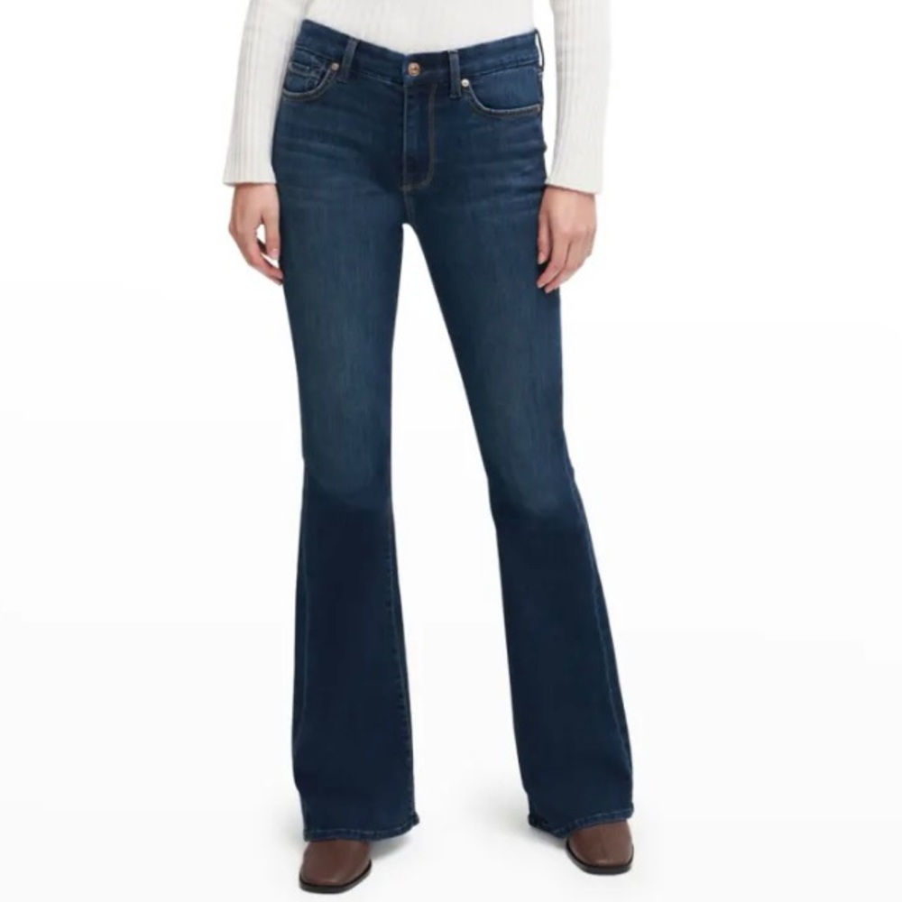 7 For All Mankind Tripster Flare Jeans 28